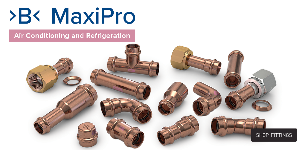 MaxiPro Press Fittings for ACR Applications